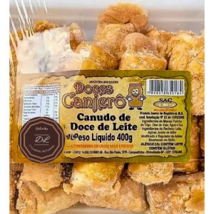 Canudinho de doce de leite Canjerô - 400g